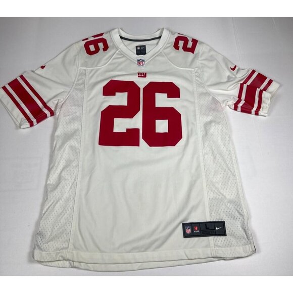 Nike Other - Nike Men L Saquon Barkley New York Giants White Game Jersey